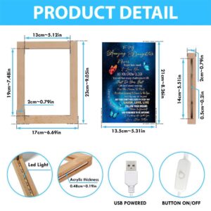 To My Amazing Daughter Butterflies Love Your Mom Vertical Frame Lamp Picture Frame Light Frame Lamp Mother s Day Gifts 4 aiuvpd.jpg