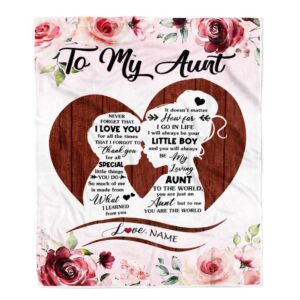 To My Aunt Blanket From Nephew Never&hellip;