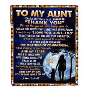 To My Aunt Blanket From Niece Nephew&hellip;