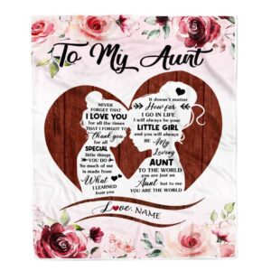 To My Aunt Blanket From Niece Never&hellip;