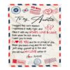 To My Auntie Blanket From Niece Nephew Bear I Love You, Personalized Blanket For Mom, Mother’s Day Gifts Blanket