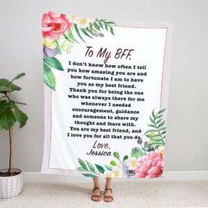 To My Bestie BFF Blanket From Friend&hellip;