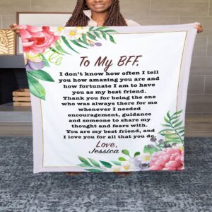 To My Bestie BFF Blanket From Friend&hellip;