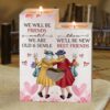To My Bestie, True Friendship Where Friends Stop & Become Sisters Candlstick, Mothers Day Candle