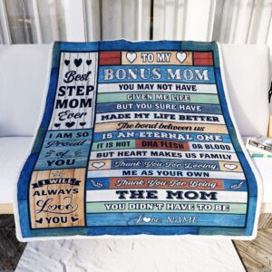 To My Bonus Mom Blanket From Step&hellip;