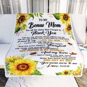 To My Bonus Mom Blanket From Step&hellip;