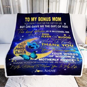 To My Bonus Mom Blanket from Daughter&hellip;