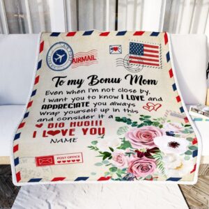 To My Bonus Mom Blanket from Daughter&hellip;