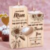 To My Bonus Mom, You Are My Sunshine Candle Holder, Mothers Day Candle