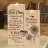 To My Bonus Mom, You Are My Sunshine Candle Holder, Mothers Day Candle