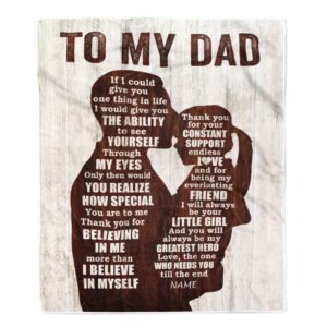 To My Dad Blanket from Daughter Wood&hellip;