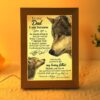 To My Dad Frame Lamp, Picture Frame Light, Frame Lamp, Mother’s Day Gifts