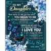 To My Daughter I Love You A Wonderful Person Kind Caring Sunflower Gift From Mom Fleece Blanket, Blankets For Mothers Day To My Daughter I Love You A Wonderful Person Kind Caring Sunflower Gift From Mom Fleece Blanket, Blankets For Mothers Day