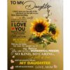 To My Daughter I Love You Be Brave Bold Beautiful Appreciated Sunflower Funny Gift From Dad Black Fleece Blanket, Blankets For Mothers Day To My Daughter I Love You Be Brave Bold Beautiful Appreciated Sunflower Funny Gift From Dad Black Fleece Blanket, Blankets For Mothers Day