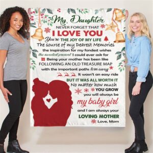 To My Daughter Mom Love You Christmas Gift Ideas Blanket Blankets For Mothers Day 3 dvmr6c.jpg