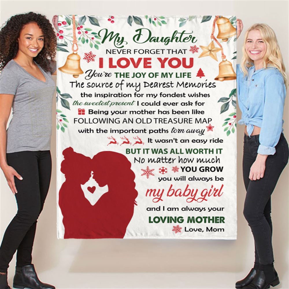 To My Daughter Mom Love You Christmas Gift Ideas Blanket, Blankets For Mothers Day To My Daughter Mom Love You Christmas Gift Ideas Blanket, Blankets For Mothers Day