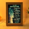 To My Daughter From Mom Vertical Frame Lamp, Picture Frame Light, Frame Lamp, Mother’s Day Gifts To My Daughter From Mom Vertical Frame Lamp, Picture Frame Light, Frame Lamp, Mother’s Day Gifts