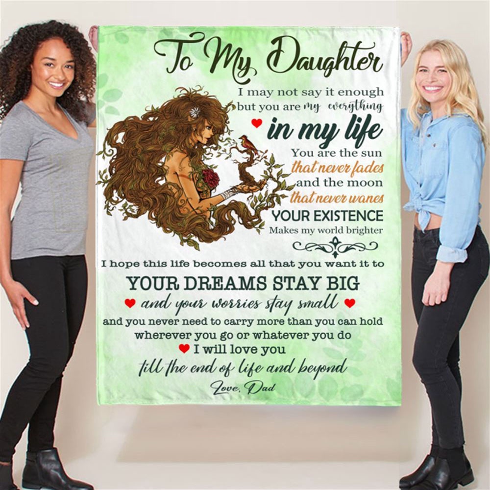 To My Daughter You Are My Everything Gift Ideas From Dad Blanket, Blankets For Mothers Day To My Daughter You Are My Everything Gift Ideas From Dad Blanket, Blankets For Mothers Day