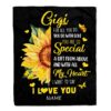 To My Gigi Blanket From Grandkids Grandson Air Mail Letter I Love You, Mother Day Blanket, Personalized Blanket For Mom To My Gigi Blanket From Grandkids Grandson Air Mail Letter I Love You, Mother Day Blanket, Personalized Blanket For Mom
