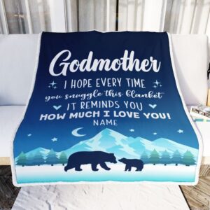 To My Godmother Blanket From Goddaughter Niece&hellip;