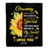 To My Godmother Blanket Thank You For Love Butterfly, Mother Day Blanket, Personalized Blanket For Mom To My Godmother Blanket Thank You For Love Butterfly, Mother Day Blanket, Personalized Blanket For Mom