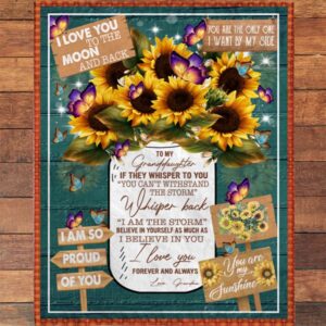 To My Granddaughter Grandma Love You Sunflower&hellip;