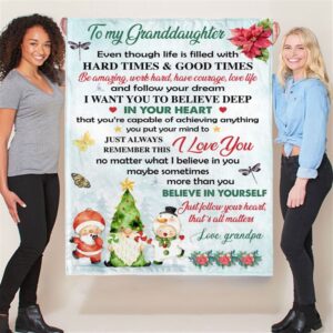 To My Granddaughter Grandpa Love You Christmas&hellip;