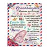 To My Mom Blanket From Kids You Are My Dearest Mother Blue Butterflies Blanket, Blankets For Mothers Day