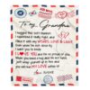 To My Grandma Blanket From Grandkids Granddaughter I Want To Say I Love You, Mother Day Blanket, Personalized Blanket For Mom To My Grandma Blanket From Grandkids Granddaughter I Want To Say I Love You, Mother Day Blanket, Personalized Blanket For Mom