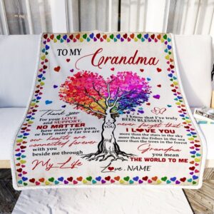 To My Grandma Blanket From Grandkids Never&hellip;