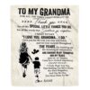 To My Grandma Blanket From Grandkids Never Forget That I Love You You Mean The World to Me, Mother Day Blanket, Personalized Blanket For Mom To My Grandma Blanket From Grandkids Never Forget That I Love You You Mean The World to Me, Mother Day Blanket, Personalized Blanket For Mom