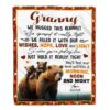 To My Grandma Blanket From Grandson For All The Times That I Forgot To Thank You, Mother Day Blanket, Personalized Blanket For Mom To My Grandma Blanket From Grandson For All The Times That I Forgot To Thank You, Mother Day Blanket, Personalized Blanket For Mom