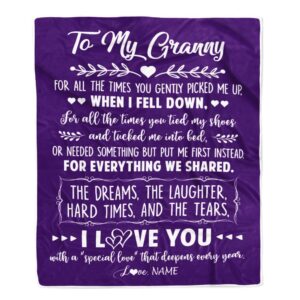 To My Granny Blanket From Grandkids I&hellip;