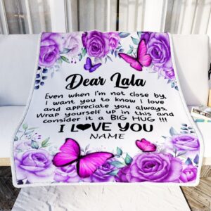 To My Lala Blanket From Granddaughter Grandson&hellip;