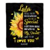 To My Lala Blanket From Grandkids Grandson Air Mail Letter I Love You, Mother Day Blanket, Personalized Blanket For Mom To My Lala Blanket From Grandkids Grandson Air Mail Letter I Love You, Mother Day Blanket, Personalized Blanket For Mom