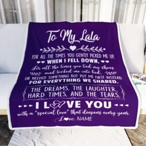 To My Lala Blanket From Grandkids I&hellip;