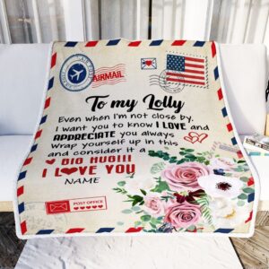 To My Lolly Blanket From Grandkids Floral&hellip;