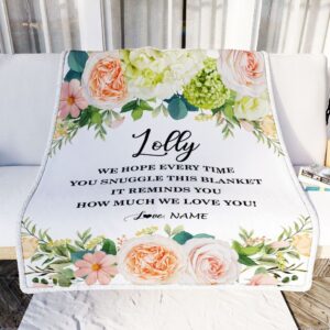 To My Lolly Blanket From Grandkids How&hellip;