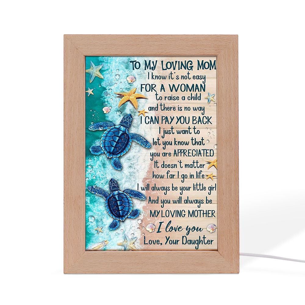 To My Loving Mom Mother’s Day Frame Lamp, Picture Frame Light, Frame Lamp, Mother’s Day Gifts To My Loving Mom Mother’s Day Frame Lamp, Picture Frame Light, Frame Lamp, Mother’s Day Gifts