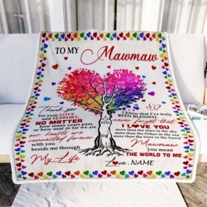 To My MawMaw Blanket From Grandkids Never&hellip;