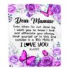 To My Mawmaw Blanket From Granddaughter Grandson I Hope Every Time Bear, Mother Day Blanket, Personalized Blanket For Mom To My Mawmaw Blanket From Granddaughter Grandson I Hope Every Time Bear, Mother Day Blanket, Personalized Blanket For Mom
