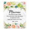 To My Mawmaw Blanket From Grandkids Grandson Air Mail Letter I Love You, Mother Day Blanket, Personalized Blanket For Mom