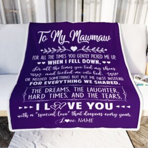 To My Mawmaw Blanket From Grandkids I&hellip;