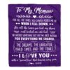 To My Memaw Blanket From Grandkids How Much We Love You Flower, Mother Day Blanket, Personalized Blanket For Mom To My Memaw Blanket From Grandkids How Much We Love You Flower, Mother Day Blanket, Personalized Blanket For Mom
