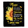 To My Meme Blanket From Grandkids Floral How Much We Love You, Mother Day Blanket, Personalized Blanket For Mom To My Meme Blanket From Grandkids Floral How Much We Love You, Mother Day Blanket, Personalized Blanket For Mom
