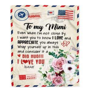 To My Mimi Blanket From Grandkids Floral&hellip;