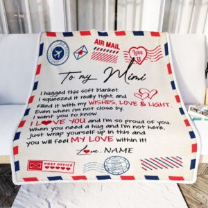 To My Mimi Blanket From Grandkids Grandson&hellip;