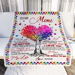 To My Mimi Blanket From Grandkids Never&hellip;
