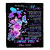 To My Mom Blanket From Daughter Never Forget I Love You Heart Flower Mom, Mother Day Blanket, Personalized Blanket For Mom To My Mom Blanket From Daughter Never Forget I Love You Heart Flower Mom, Mother Day Blanket, Personalized Blanket For Mom
