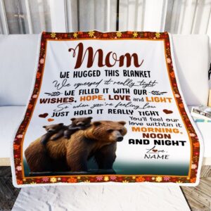 To My Mom Blanket From Daughter Son&hellip;
